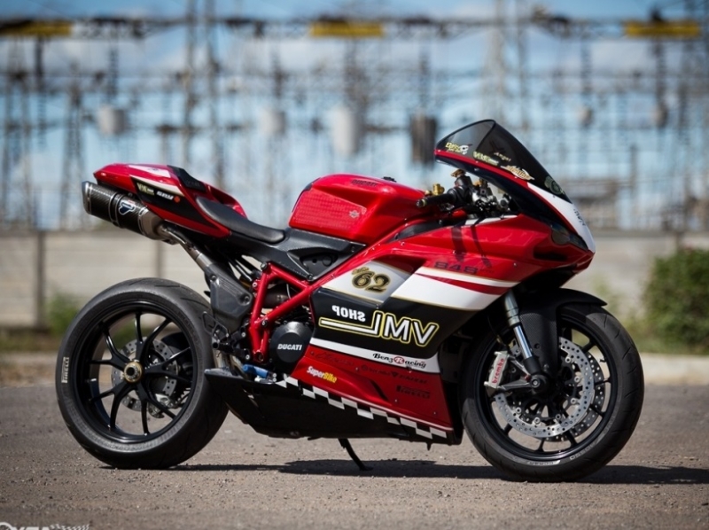 Ducati 848 EVO độ cá tính với phong cách xe đua
