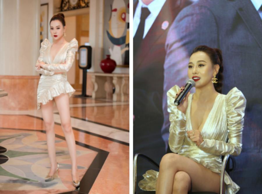 Những chiếc váy ngắn khiến sao Việt che chắn khi đi diễn